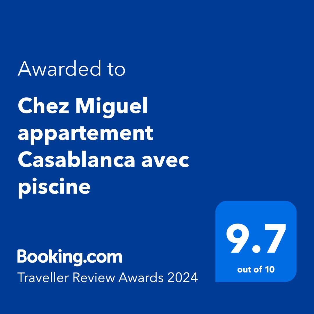 Chez Miguel Appartement Casablanca Avec Piscine Exteriér fotografie